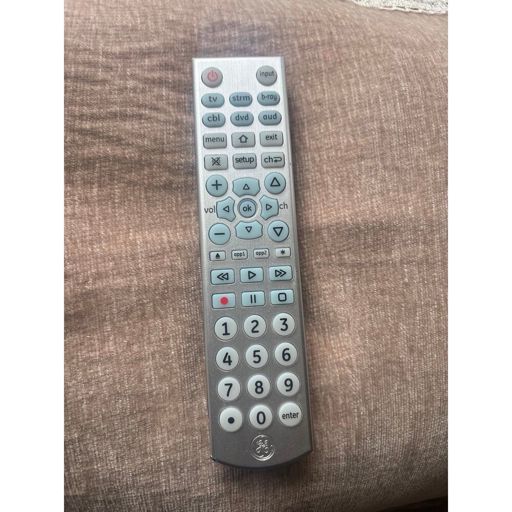 GE 33712 CL4 Universal Remote Control Silver Tested Working